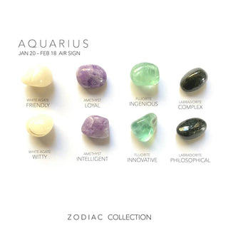 Aquarius Zodiac Crystal Collection - Soho Chic Shoppe