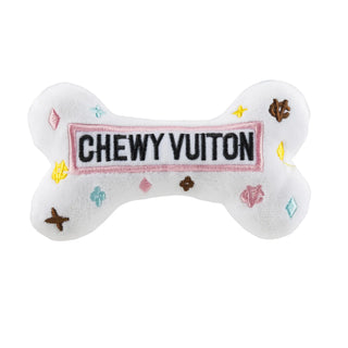 White Chewy Vuiton Bones - Soho Chic Shoppe