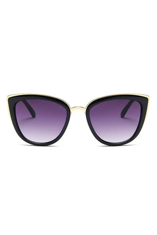 Black Frame Gradient Sunglasses - Soho Chic Shoppe