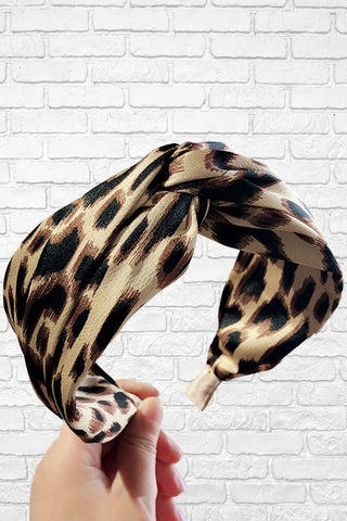 Leopard Print Twist Headband - Soho Chic Shoppe